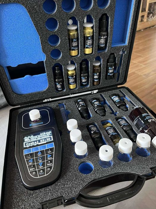 Badanie parametrów wody akwariowej (akwarium słodkowodne)