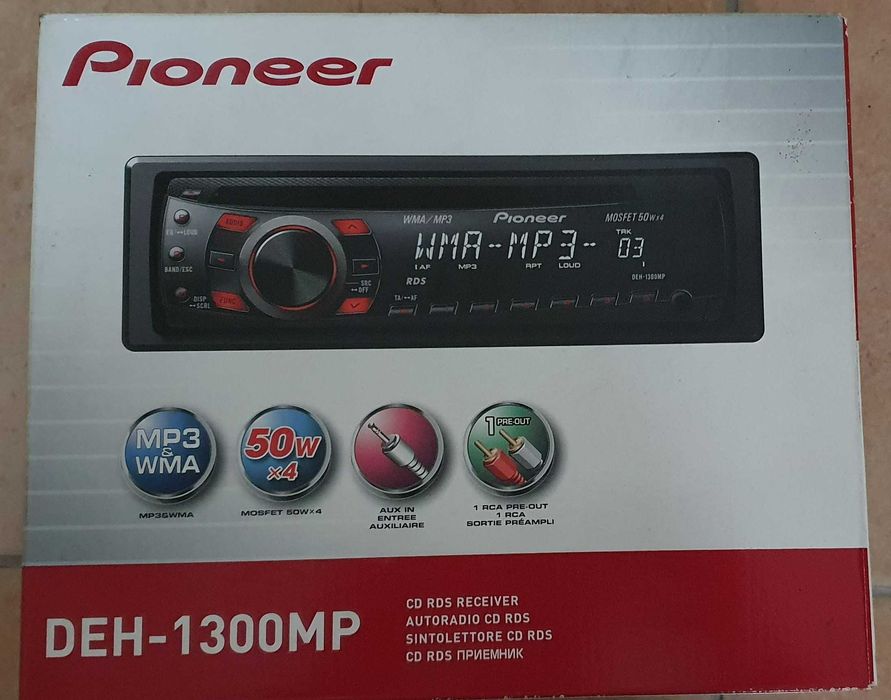 Radio Pioneer DEH1300MP ( novo na caixa) Viseu • OLX Portugal