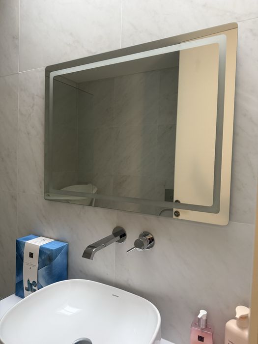 Espelho led retangular