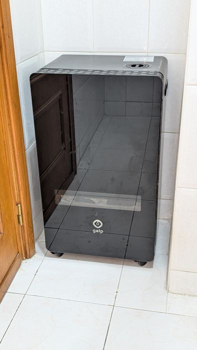 Aquecedor Gás  Galp - Painel de Vidro Preto