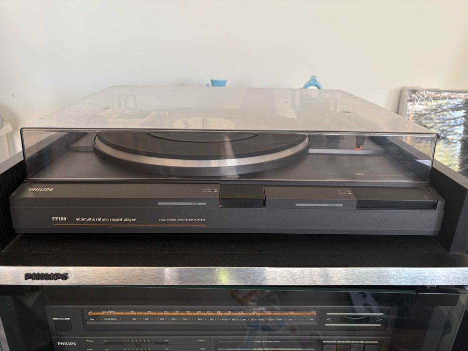 Aparelhagem + Leitor Vinil + móvel + Colunas