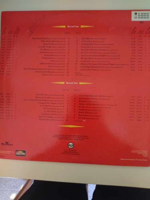 Duplo LP Elvis Presley