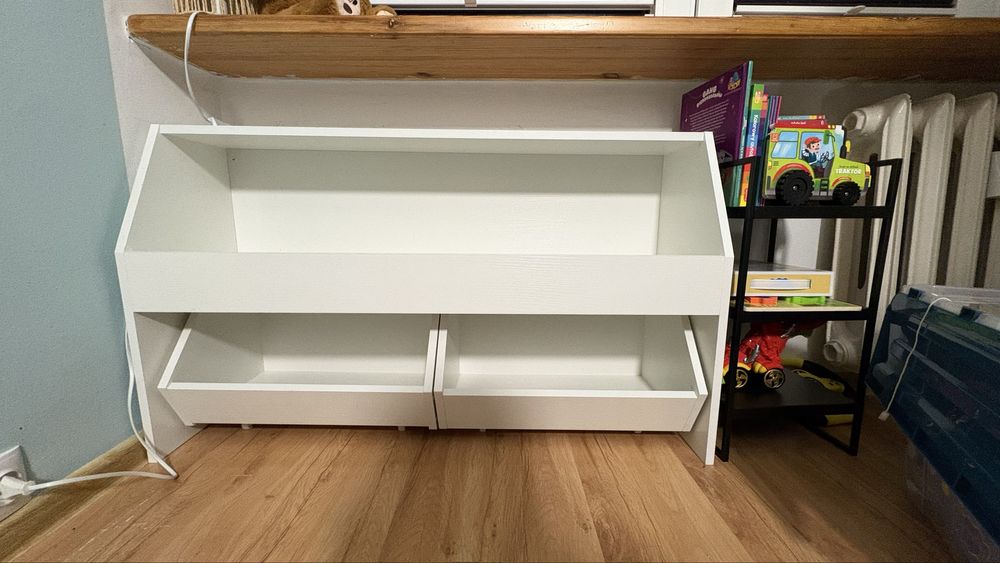 Regał dziecięcy na zabawki solidny mebel