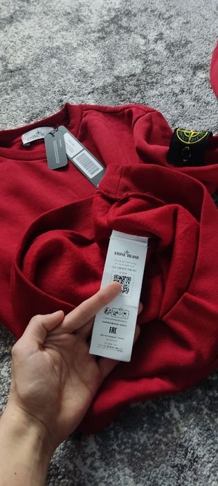 Світшот Stone island Червоний | Кофта Стон Айленд Бордовий