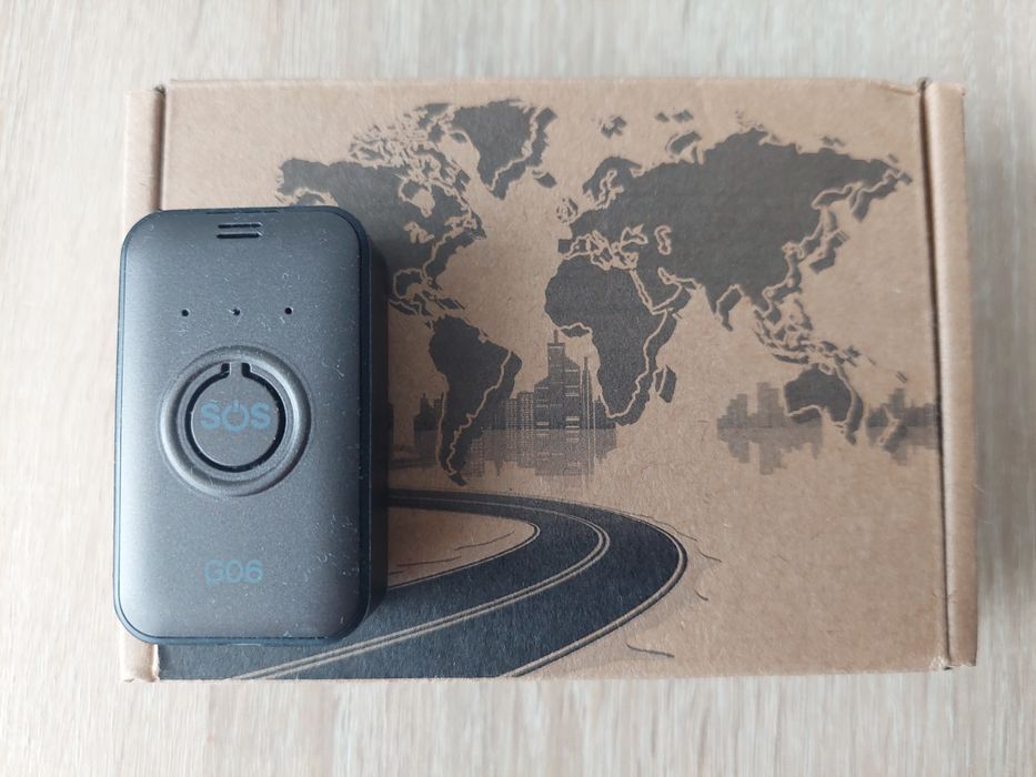 Lokalizator GPS MK06 z kartą, bezabonamentowy, NOWY w opakowaniu