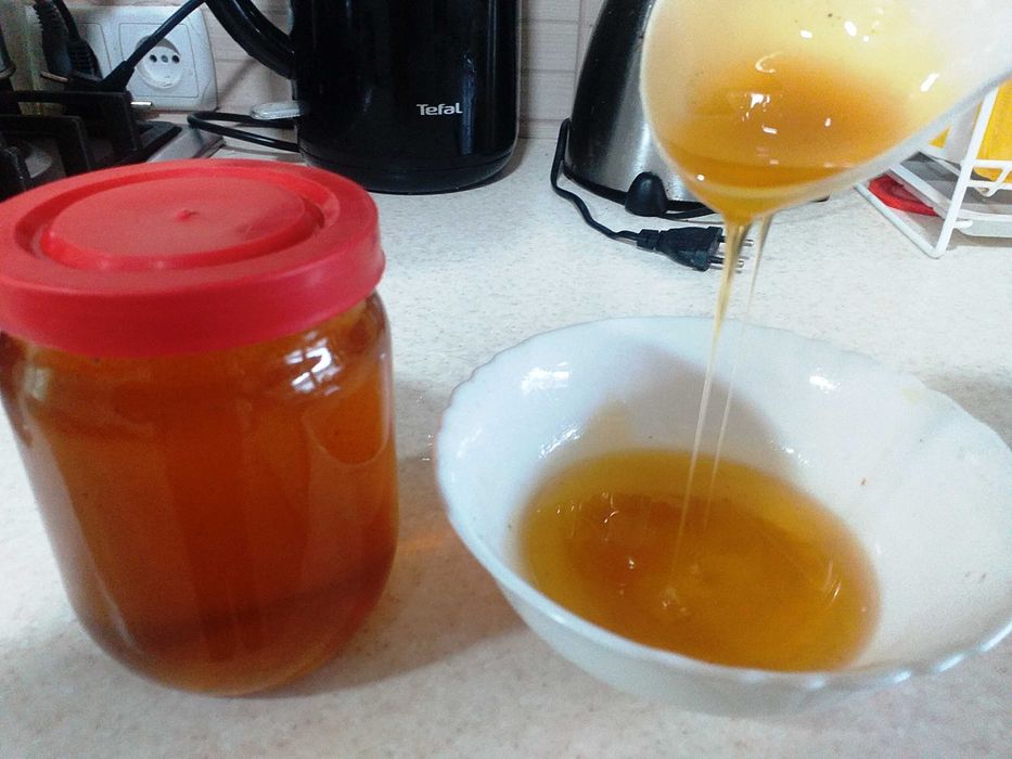 гречка + сонях(70/30), дуже смачний мед