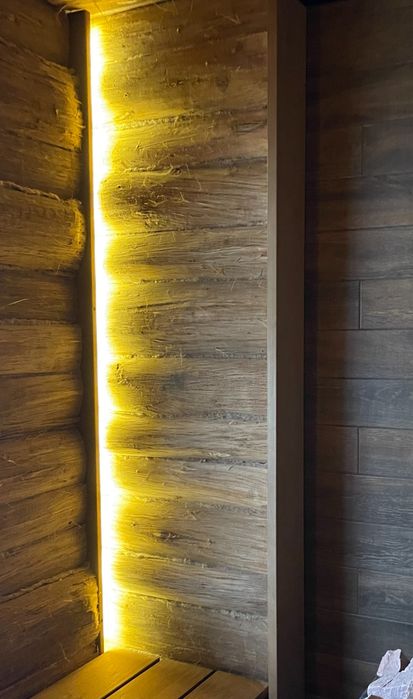 Термостойкие световые линейки для бани(сауны)Parmaster и Led ленты 5 м