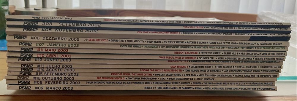 Revistas antigas Playstation 2