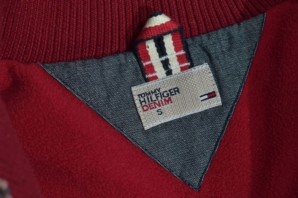 Tommy Hilfiger Czerwona Ocieplana Puchowa Kamizelka Męska S