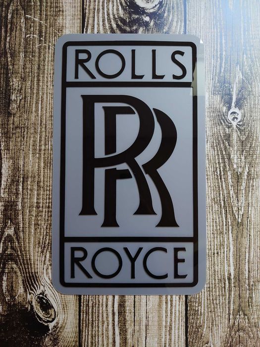 Rolls Royce logo na ścianę idealny na prezent dla męża chłopaka