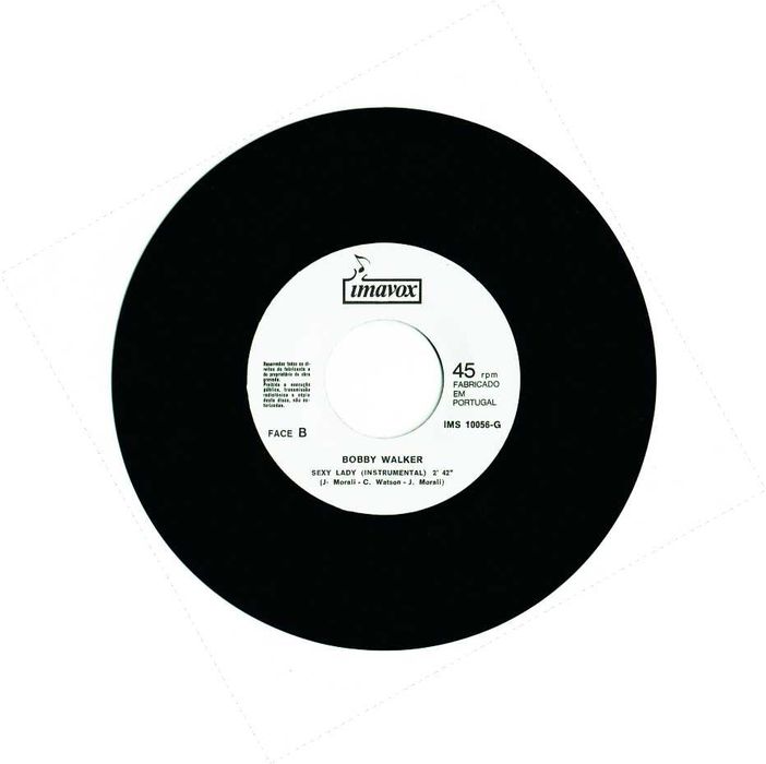 Bobby Walker – Sexy Lady - 1974 7" 45 RPM Vinil