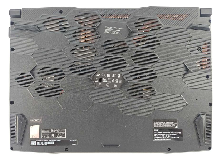 Ноутбук MSI WF66 i7-11800H|RTX A2000|16GB|512GB