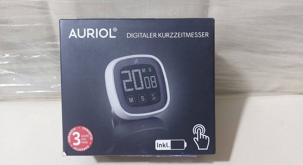 Таймер кухонний Auriol (є білі та чорні)