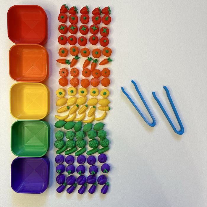 Дитячий набір Сортер Овочі та Фрукти