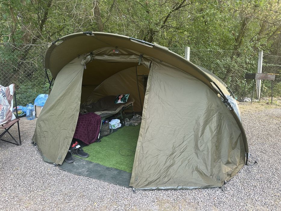 Продаю свою карповую палатку Prologic C series 2 man bivvy+ Тен к ней