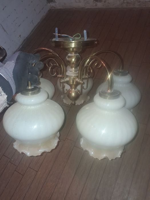 Żyrandol vintage retro