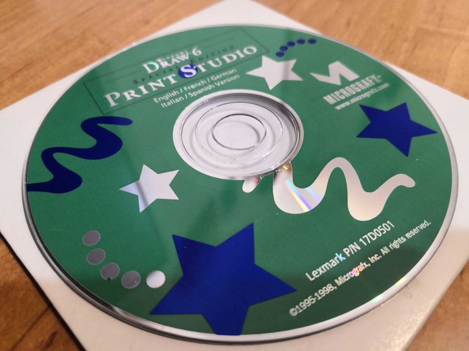 Windows Draw 6 SE Micrografx retro PC CD