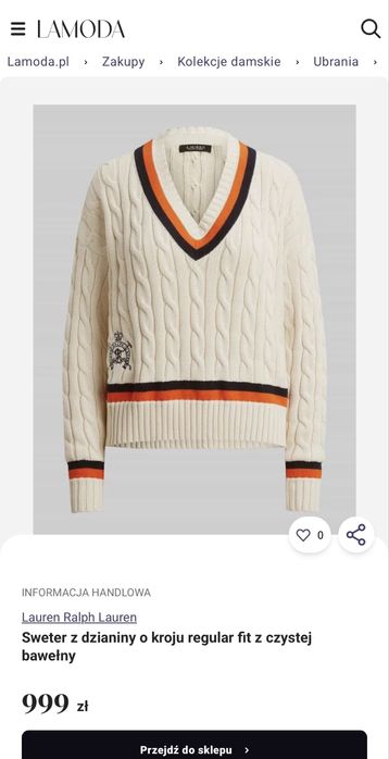 Sweter  Ralph Lauten S