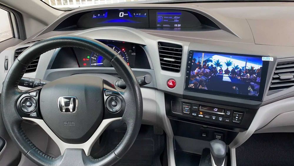 Auto Radio Honda Civic 2 Din Ano 2012 até 2015