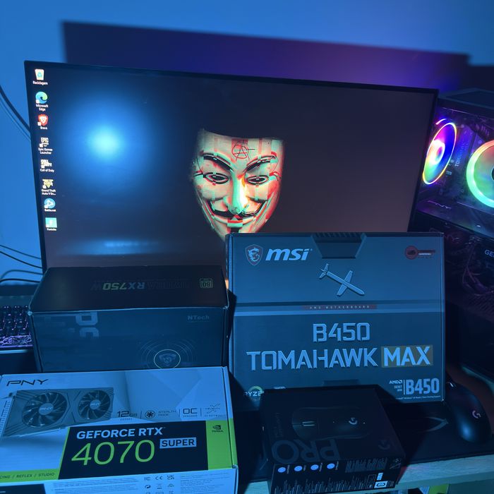 PC Gaming Ryzen 7 5800X3D | RTX 4070 SUPER | 16GB 3600MHz | SSD NVMe 1TB