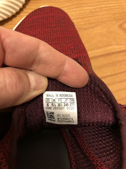 Ładne bordowe adidasy lekkie, mało używane