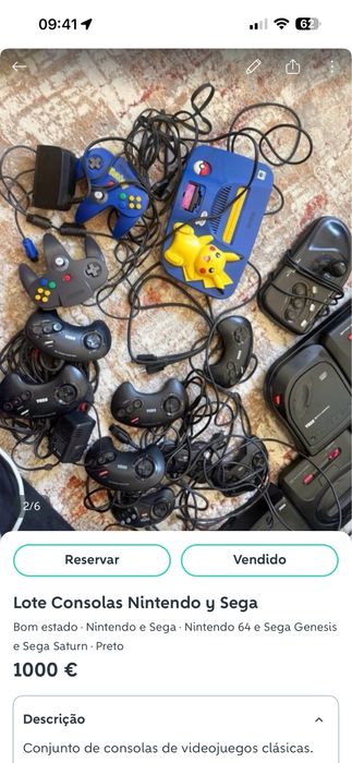 Lote de consolas todas funcionais e estimadas