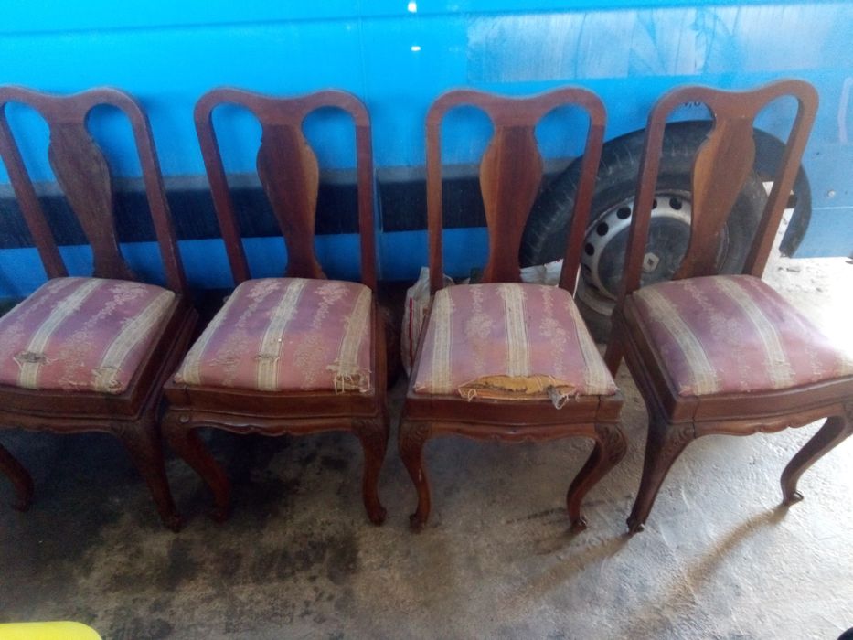 4 cadeiras para restauro