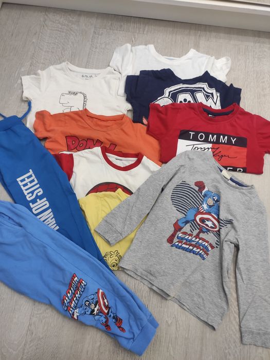 Spodnie bluzka t-shirty chłopiec