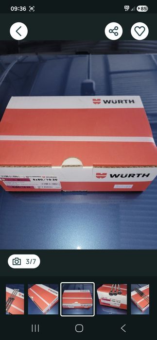 Kołki ramowe WURTH