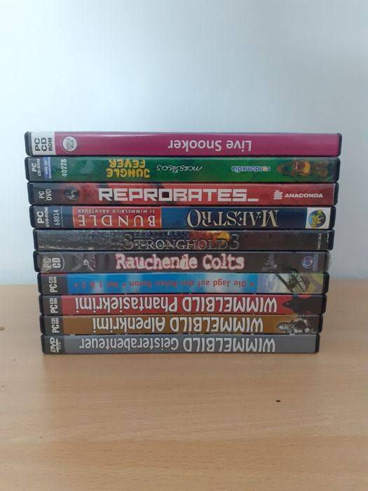 Gry komputerowe PC DVD-ROM zestaw 10szt
