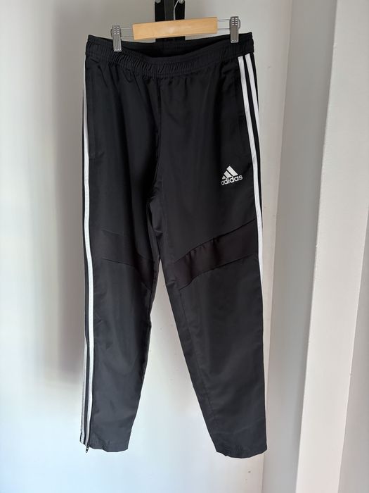 Calcas pretas Adidas oficial climate tamanho S homem fato treino futebol