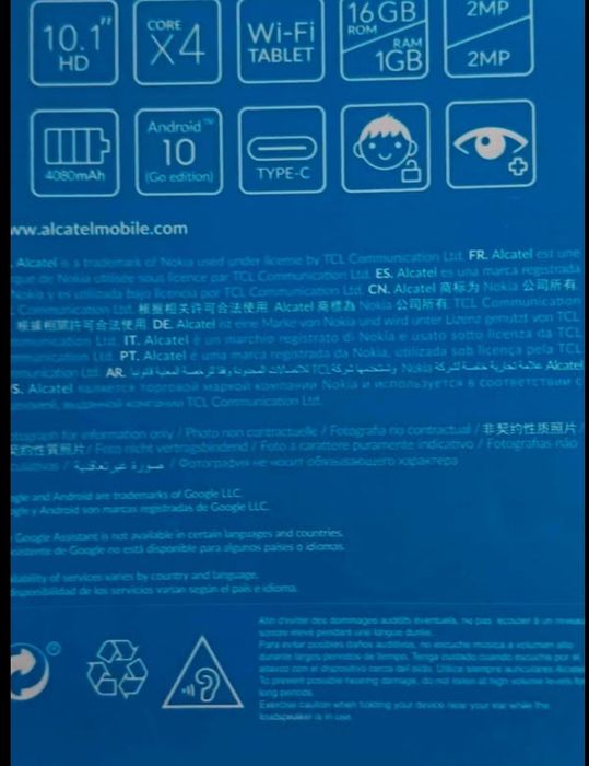 Tablet Alcatel 10.1"