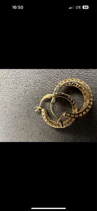 Kolczyki zlote 14 karat próba 585