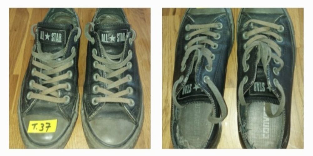 Converse de pele ou em tecido tamanho 36,5, 37 ou 37,5...