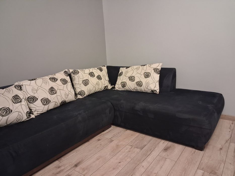 Narożnik z funkcją spania + dwa fotele