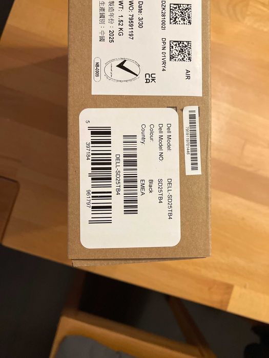 Stacja Dokująca DELL Thunderbolt 4 Smart Dock SD25TB4 |zasilacz 180W|