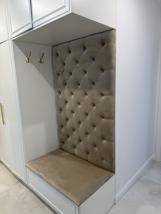 Panel tapicerowany wnęka siedzisko obicie