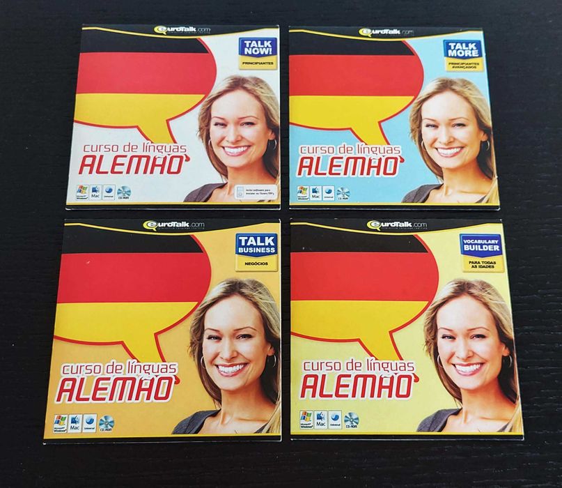 Conjunto de CD de aprendizagem da língua alemã da Eurotalk