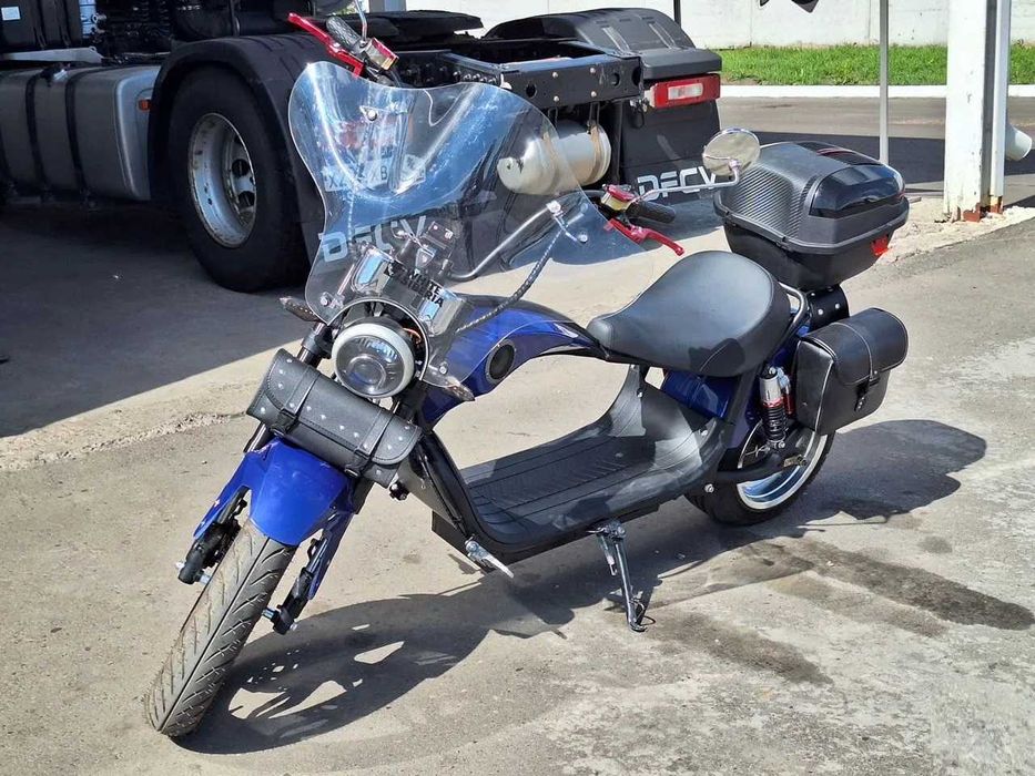 NEW Електробайк Citycoco Chopper 2000Вт ! Наложка 12 колеса