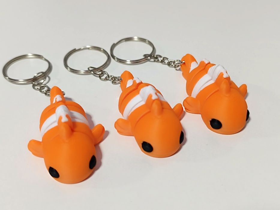 Porta-Chaves Animais em Impressão 3D – Várias Cores e Modelos (7/14 modelos disponíveis)