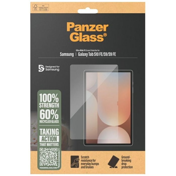 Szkło hartowane PanzerGlass Ultra-Wide Fit do Samsung Galaxy Tab S10 FE/S9/S9 FE