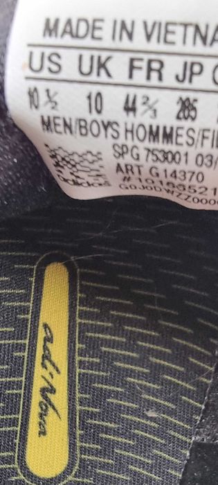 Chuteiras de futebol Adidas AdiNova Elite - Tam. 44,5 (couro original)