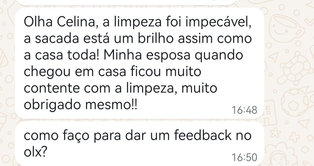 Serviço de limpeza/engomar/cozinha no Barreiro