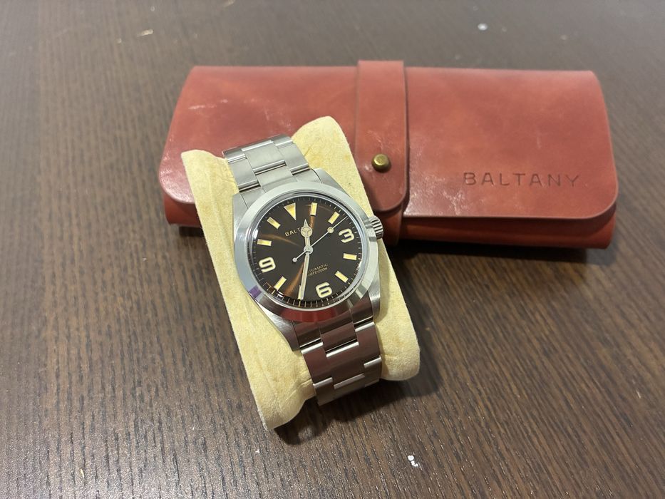 Baltany dial chocolate como novo 40h 36mm safira,
