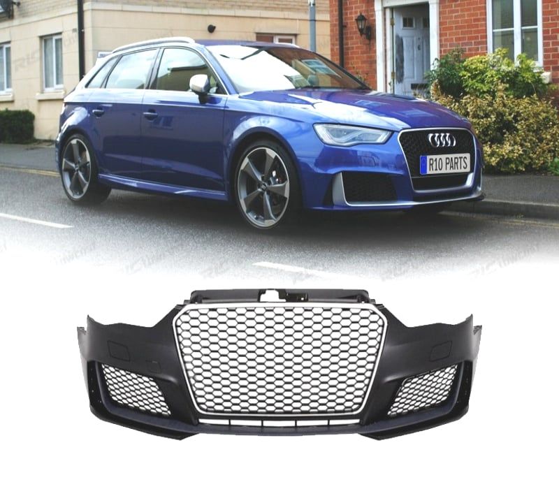 PARA-CHOQUES FRONTAL AUDI A3 8V 12-16 LOOK RS3 SRA