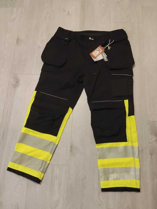 Spodnie ostrzegawcze klasy 1 PW3 PORTWEST PW307 44 NOWE