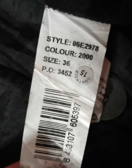 Desigual, kolorowy płaszcz z różnych faktur 34/36