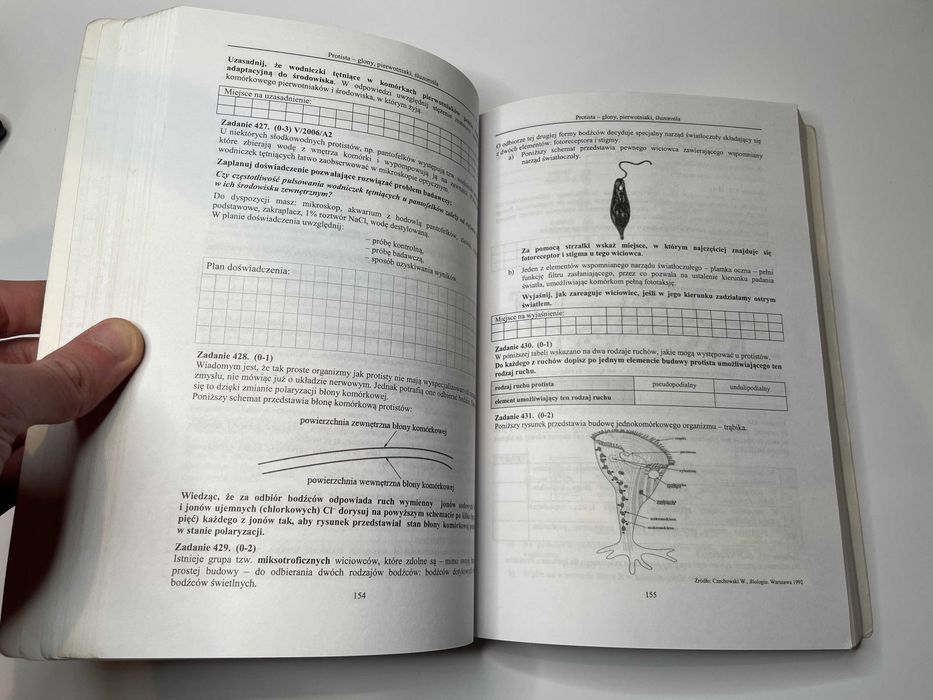 BIOLOGIA 1, 2, 3 zbiór zadań wraz z odpowiedziami