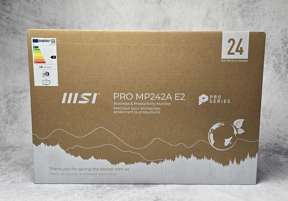 Монітор 23.8" MSI PRO MP242 Е2 1920x1080 16:9 IPS 120Hz 8 bit Новий