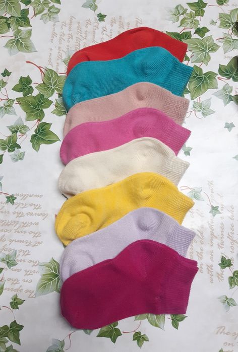 16 pares de meias em algodão